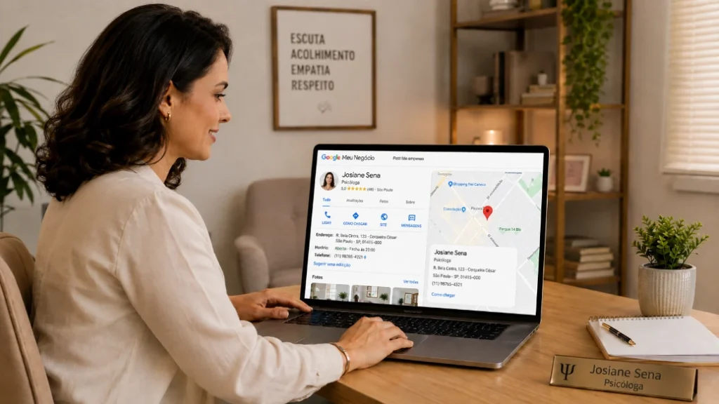 Google Meu Negócio para Psicólogos: Como Configurar o Perfil do Consultório e Atrair Pacientes no Google