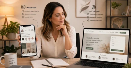 Instagram ou Site Próprio: Qual o Melhor Canal para Psicólogos Captarem Pacientes?